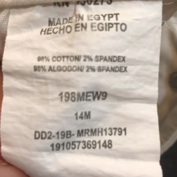 White Lee Riders midrise capri - Picture 4 of 5